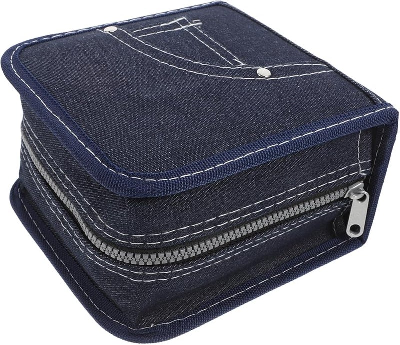 60 Pieces CD Storage Box Binder Case Holder High Capacity For Office Photo Compact - Image 1